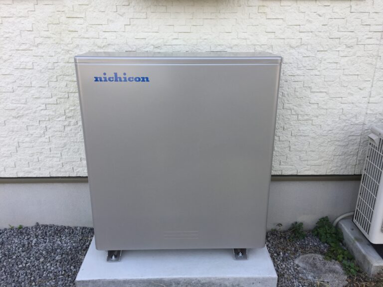 長崎県 諫早市 nichicon製 蓄電池システム 設置写真